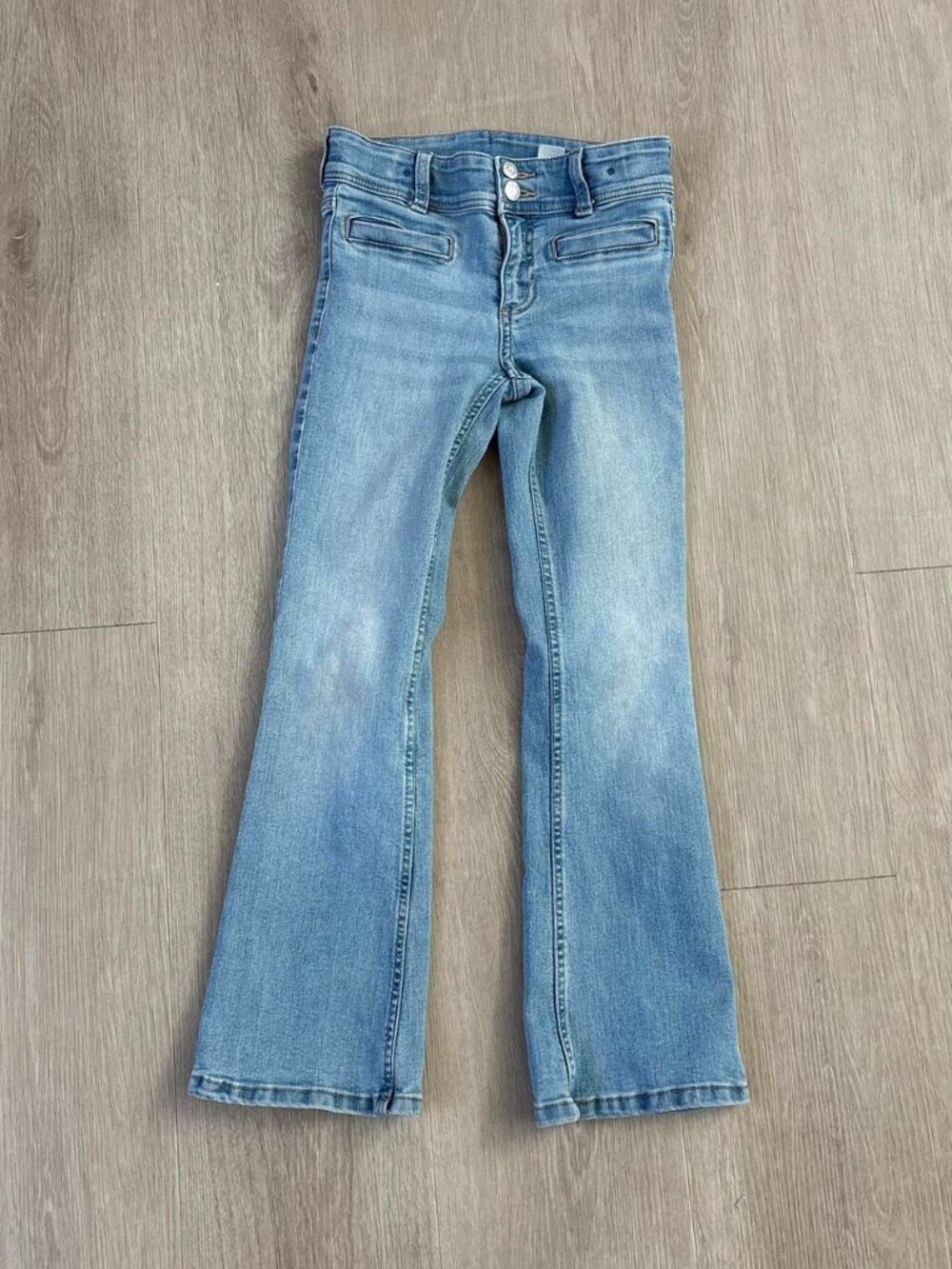 Girls H&M Blue Flared Jeans Size US 7